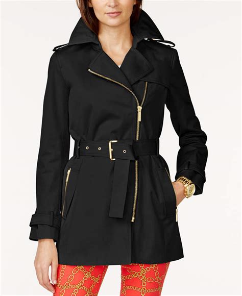 michael kors zip trench coat|Michael Kors trench coat men.